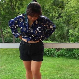 Constellation pajama shirt